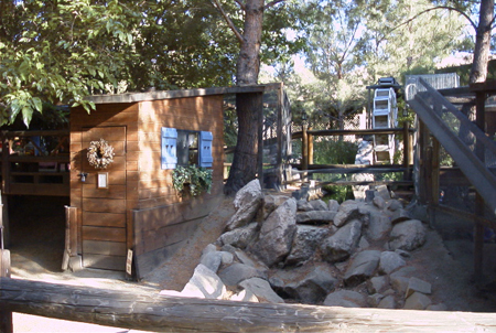 Enclosure entrance